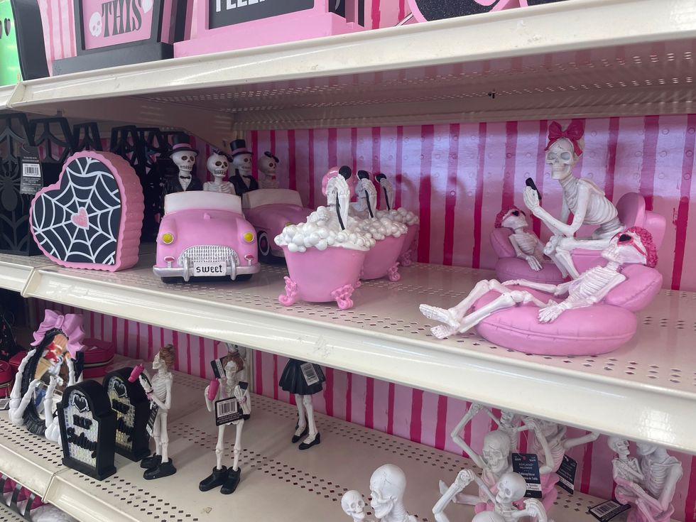 Halloween decor at Michael's