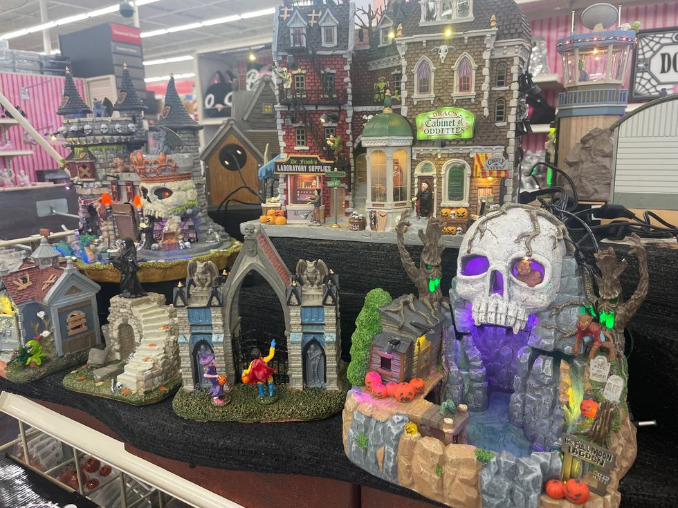 Halloween decor at Michael's