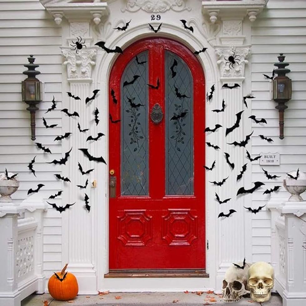 Halloween decorations, bat decorations, spooky decor, home decor