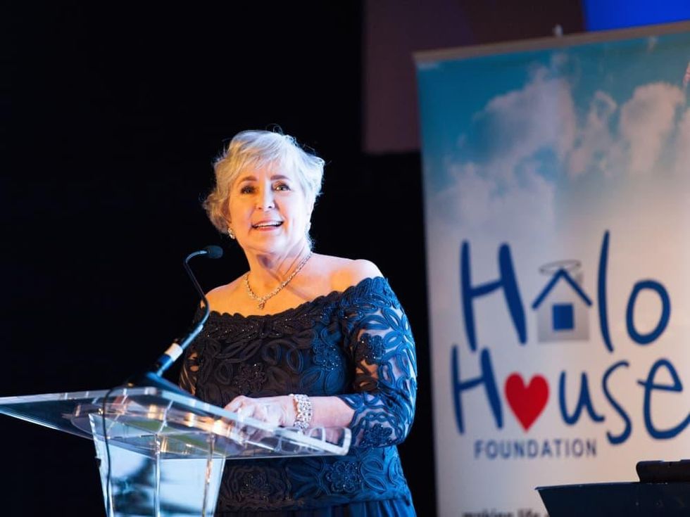 Halo House co-founder and executive director Kathleen Fowler at gala