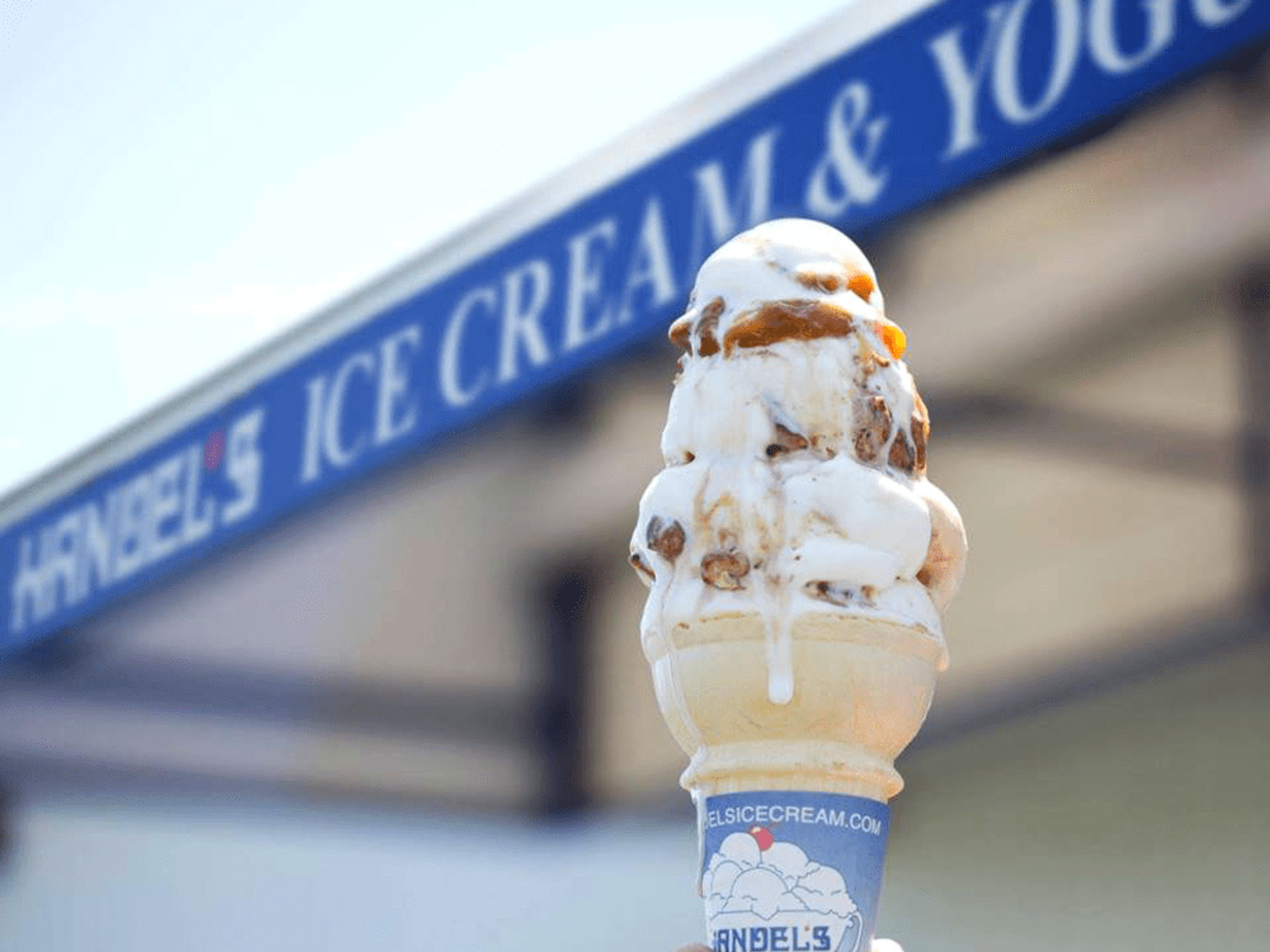 Handel's homemade ice cream cone