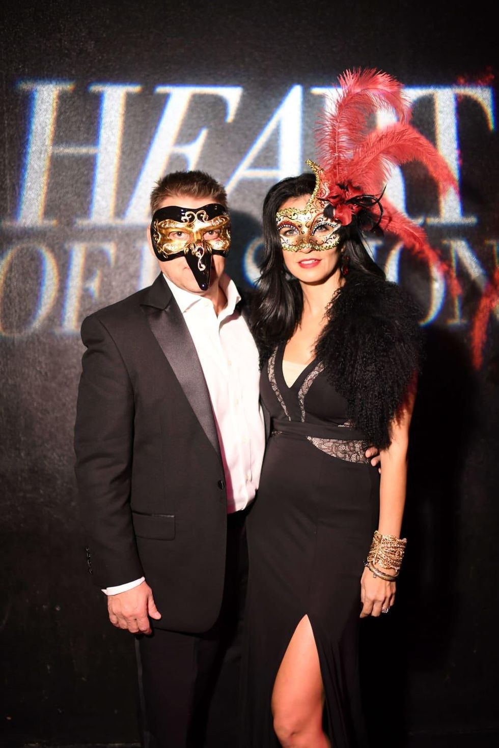 Hank Fasthoff, Maya Fasthoff at Heart of Fashion Masquerade Ball