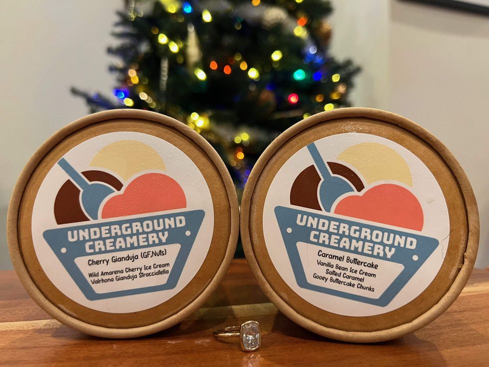 Hannah West Nover and Brandon Hautt Underground Creamery