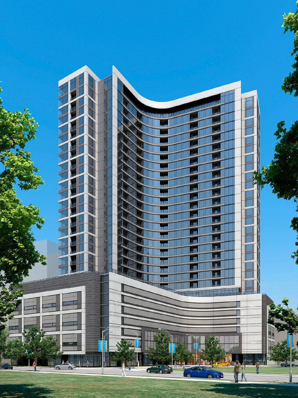 Hanover Post Oak at BLVD Place, high rise, apartments