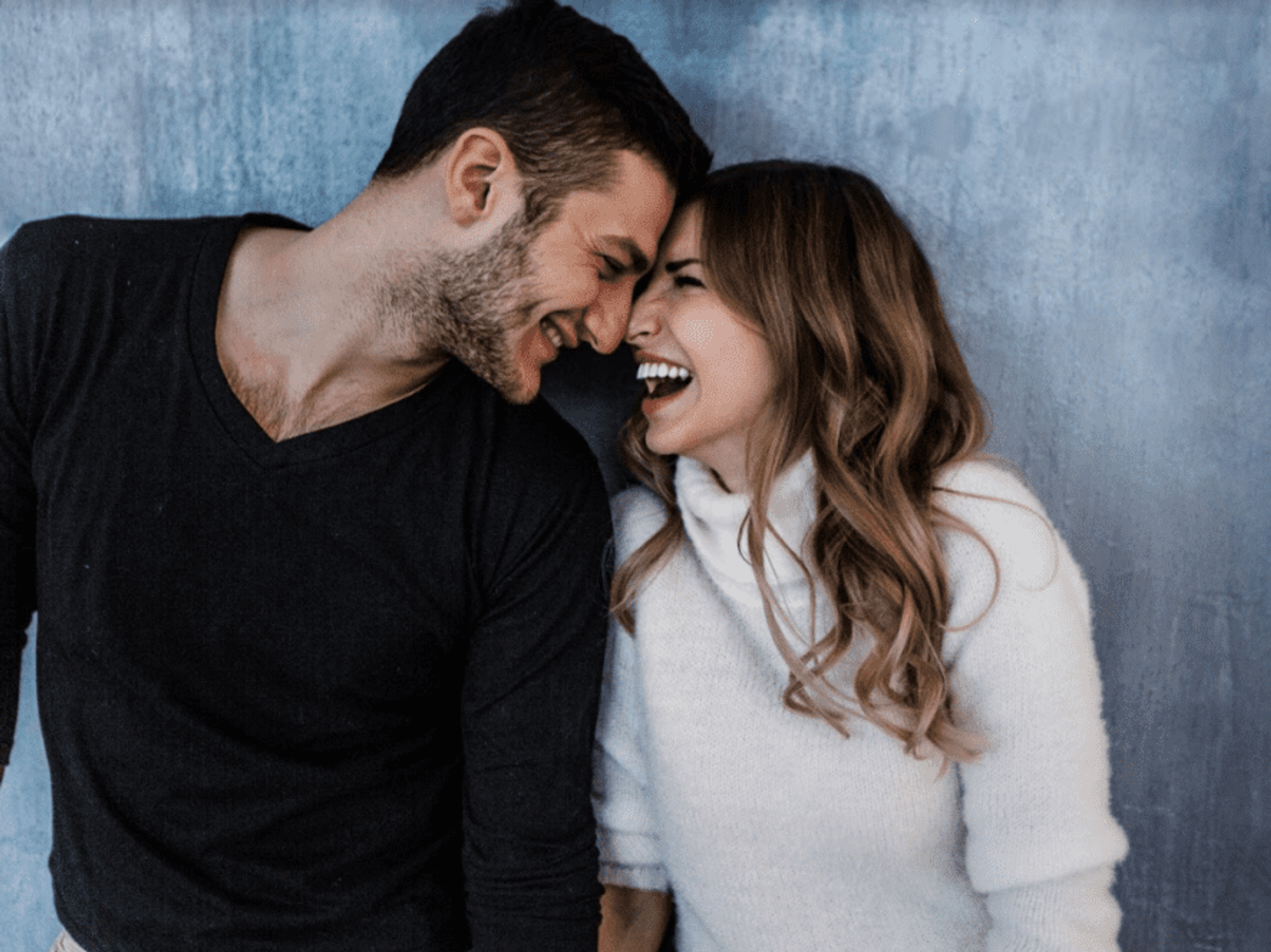 Happy couple smiling