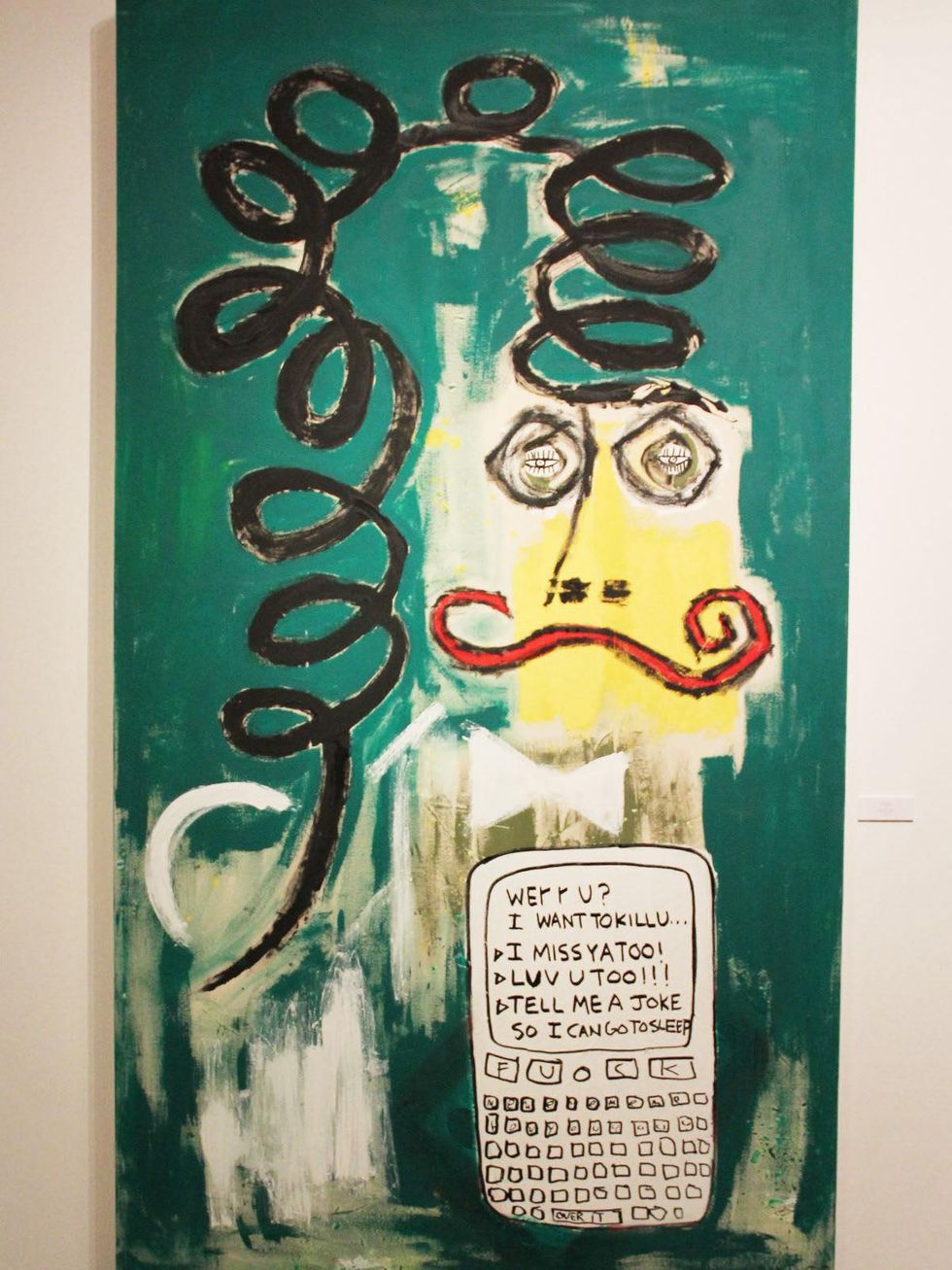 Harif Guzman Exhibition, February 2013, BlackBerry, Painting