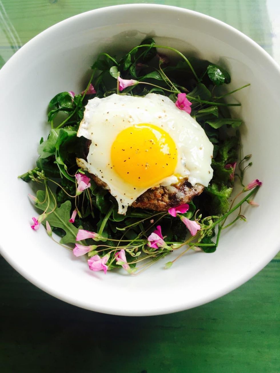 Harold's James Beard blended burger