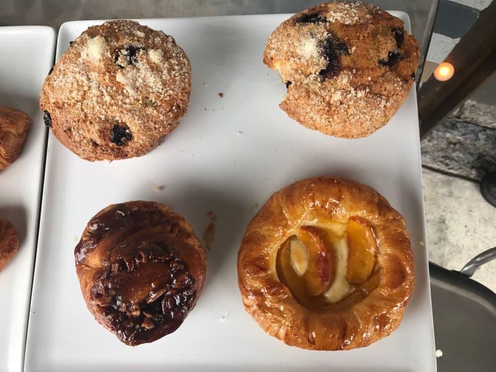 Harold's Tap Room breakfast pastries Cake & Bacon