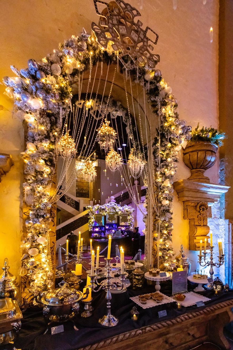 Inside the magical Harry Potter Yule Ball now casting a spell
