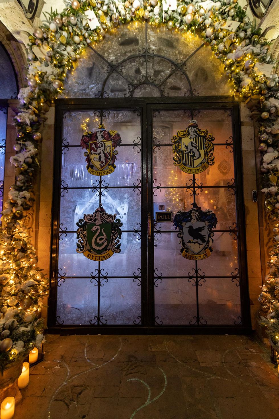 Inside the magical Harry Potter Yule Ball now casting a spell