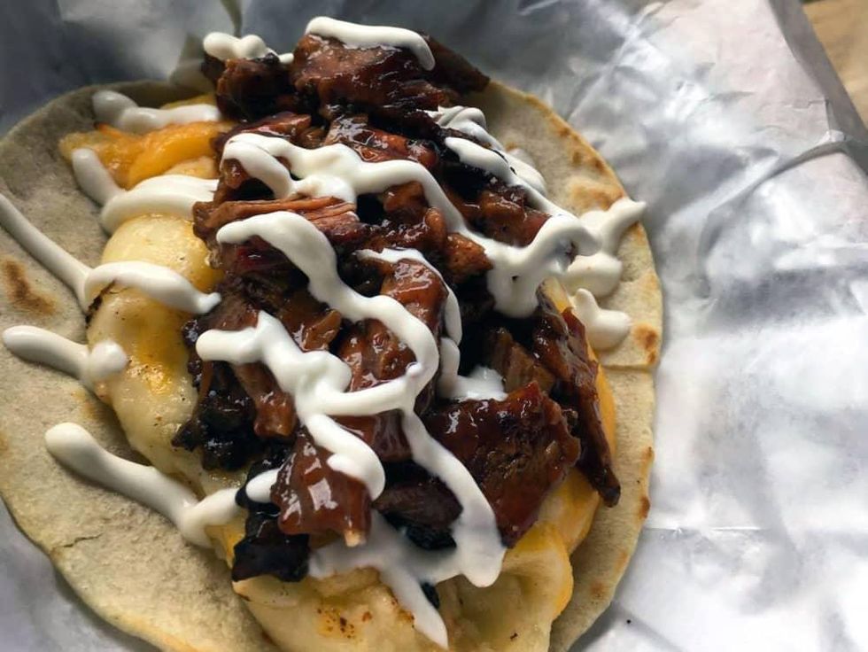 Harvey fundraiser New York, Avenida Cantina, JJ Watt taco