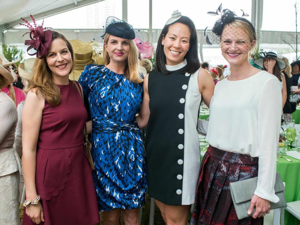 Hats in the Park, March 2016, Caroline Simons, Lindley Arnoldy, Ting Bresnehan, Morgan Garvey