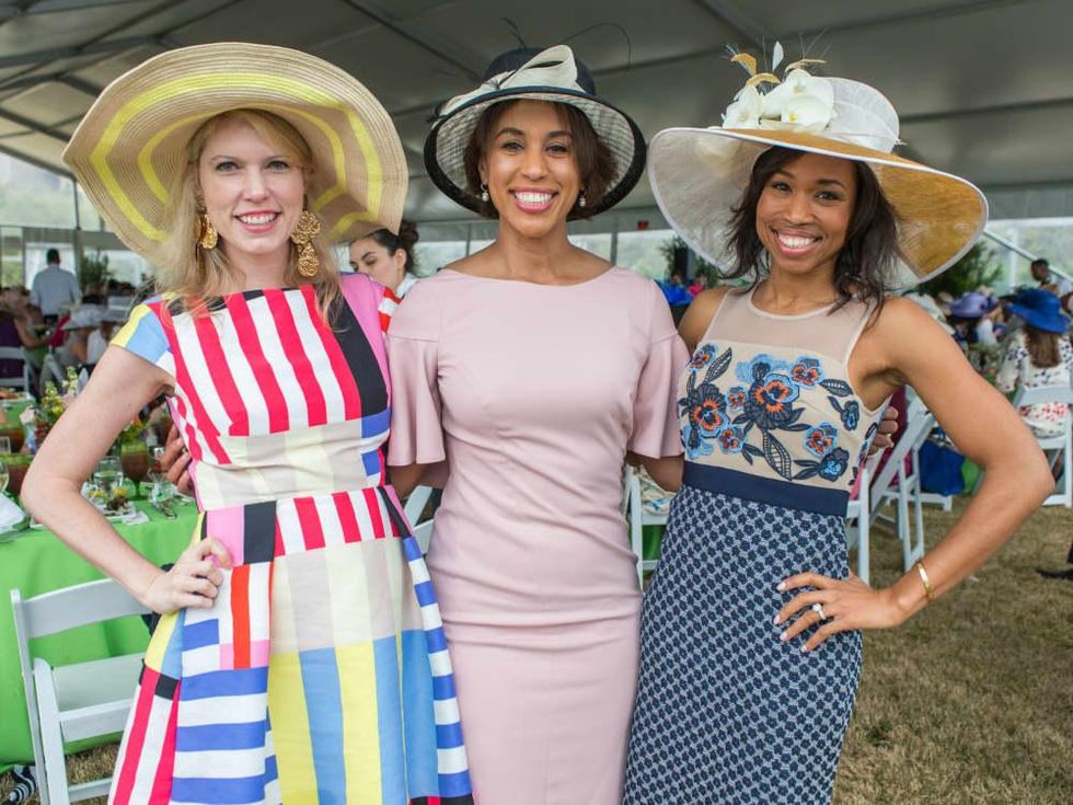 Hats in the Park, March 2016, Courtney Toomey, Crystal Wright, Roslyn Bazzelle Mitchell
