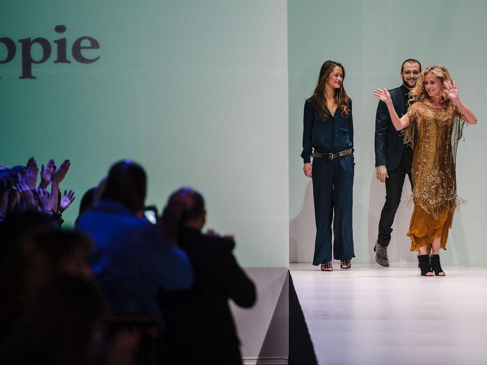 Haute Hippie designer Trish Wescoat Pound at Fashion Houston Nov 2013