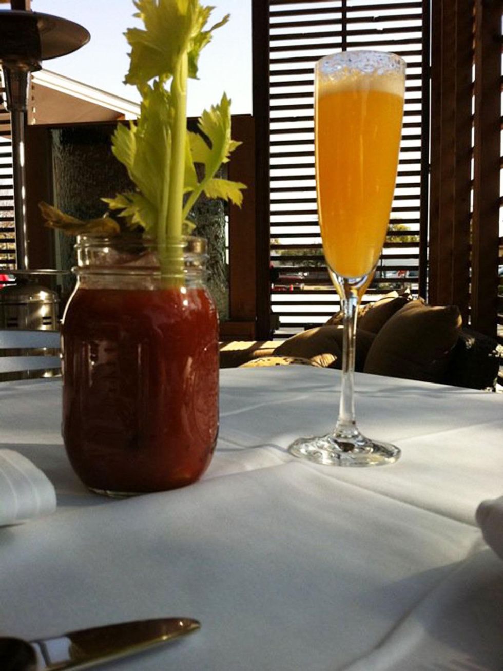 Haven bloody mary and Mimosa