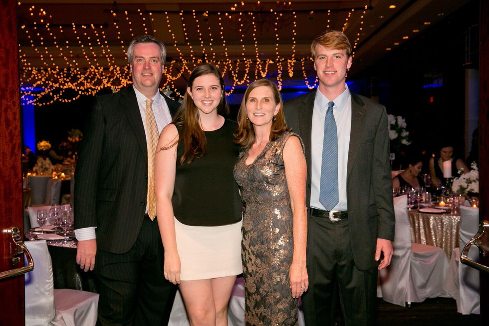 HAWC Gala, May 2015, Tom, Lily, Jenny and Charlie Fitzpatrick