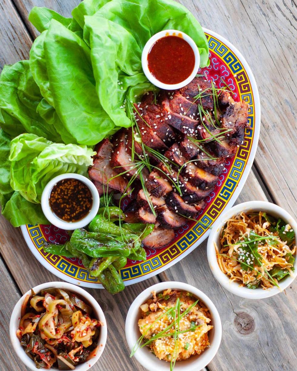 Hay Merchant smoked pork shoulder ssam