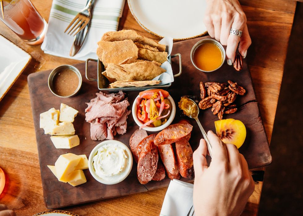 Haywire meat and cheese board charcuterie