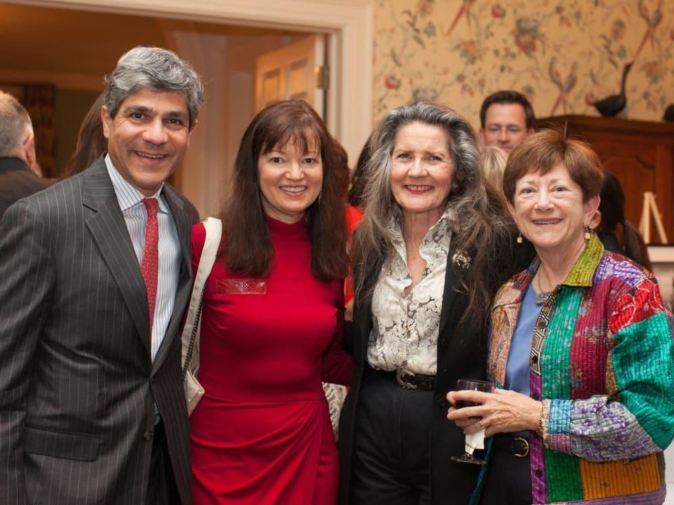 HCP Fine Print Auction Jay Munisteri, Celia Munisteri, Daphne Scarbrough, Mickey Marvins