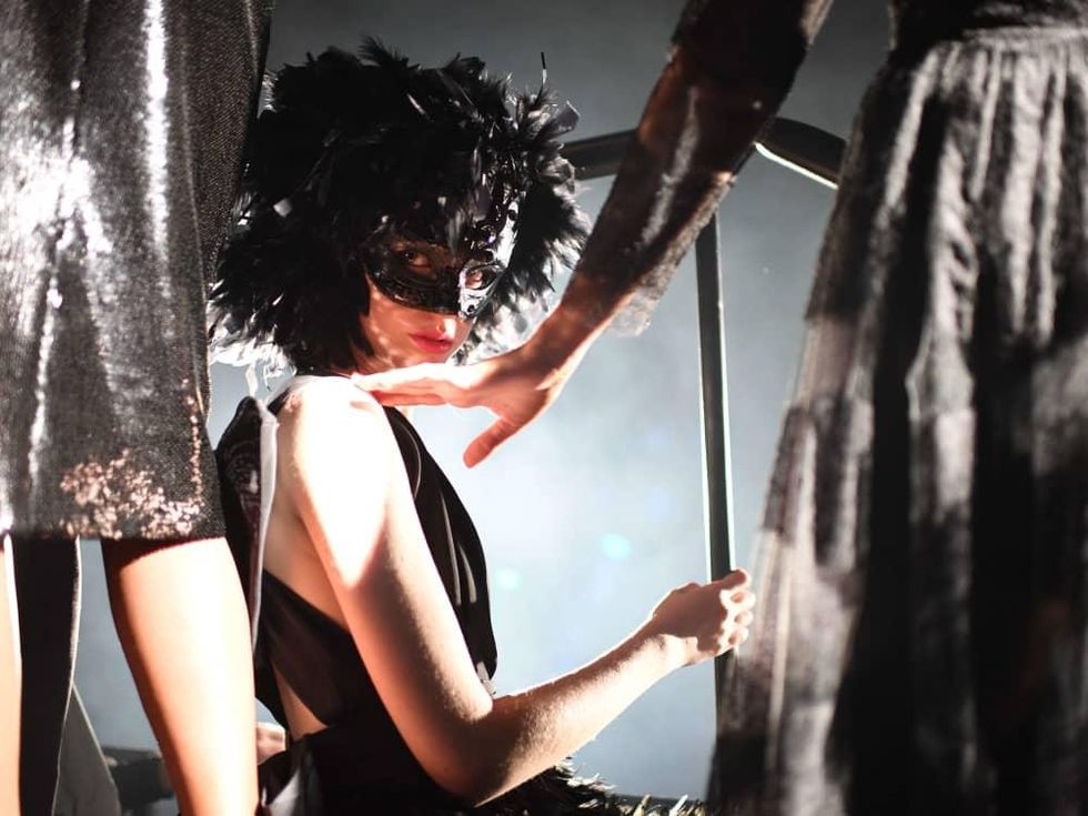 Heart of Fashion Masquerade Ball model