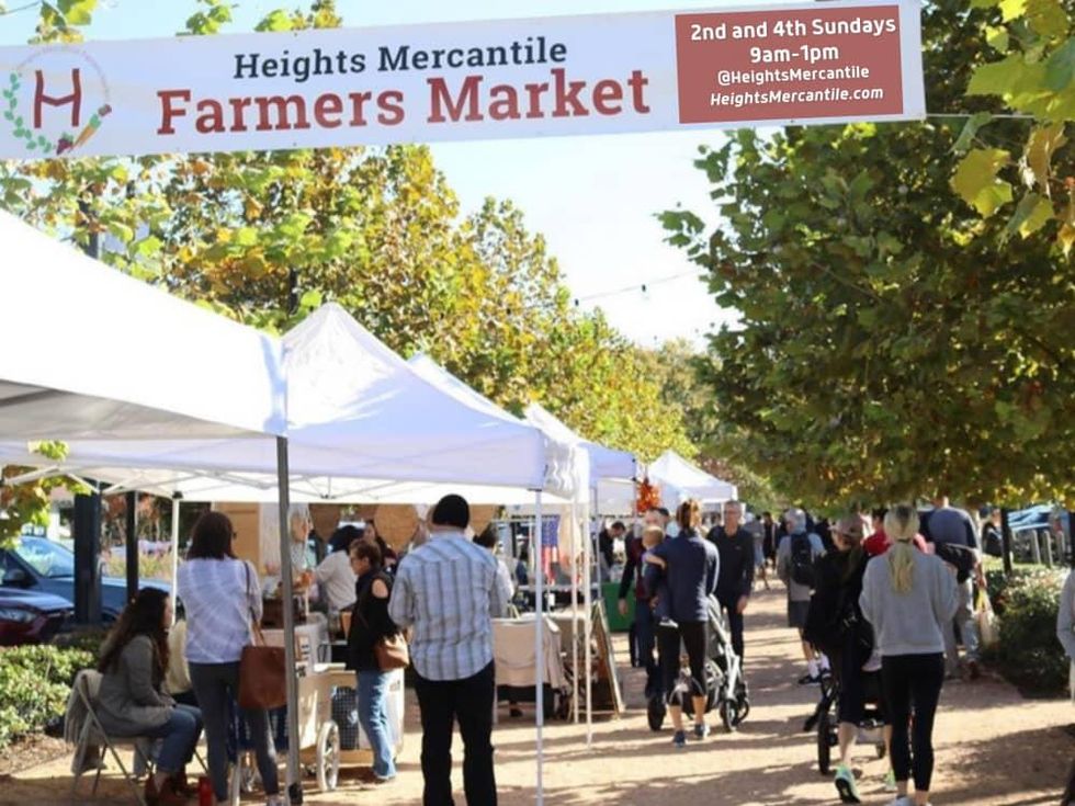 Heights Mercantile Farmers Market banner