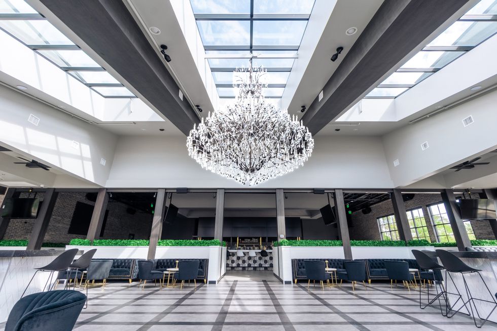 Heights Social chandelier