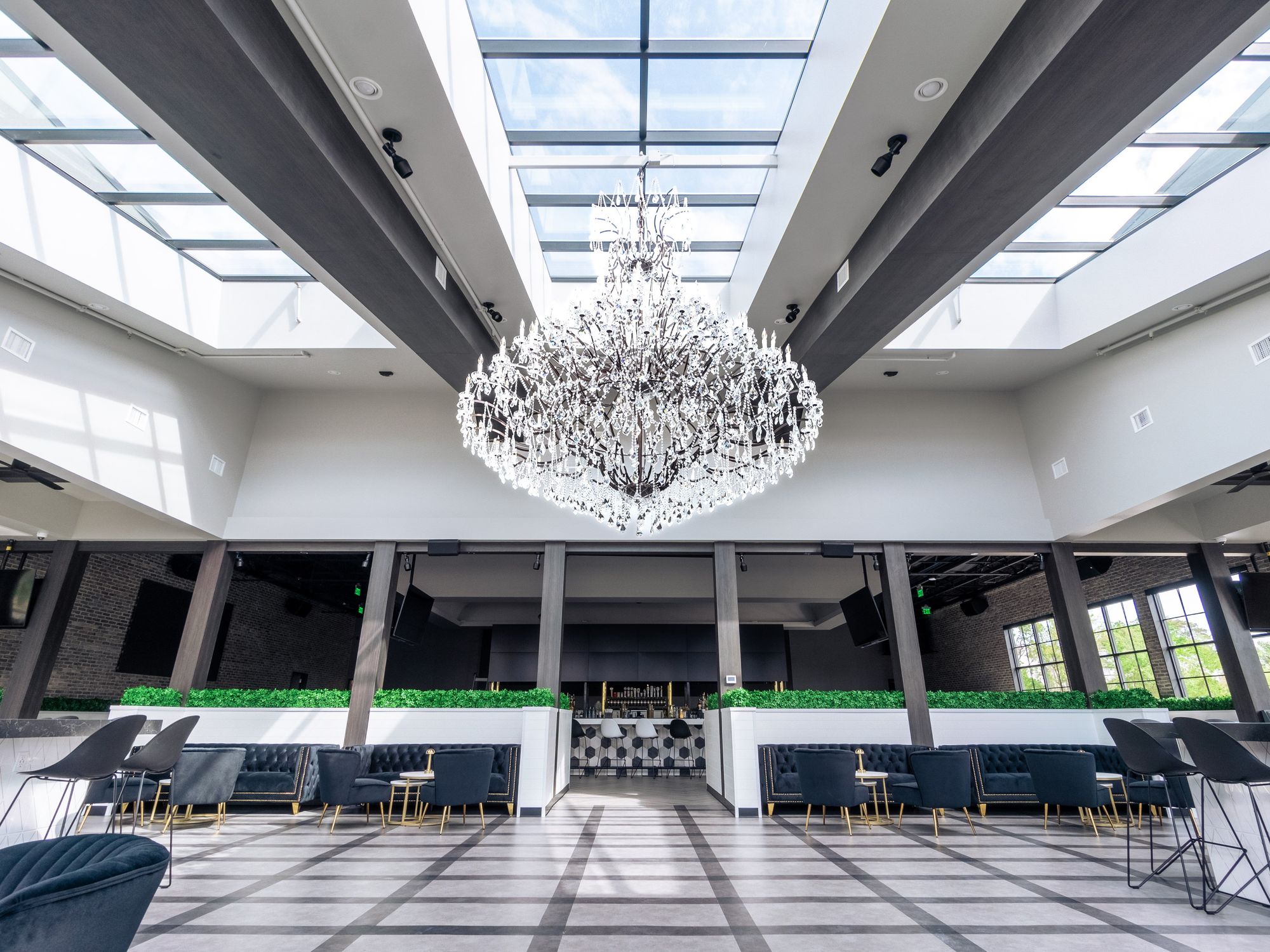 Heights Social chandelier