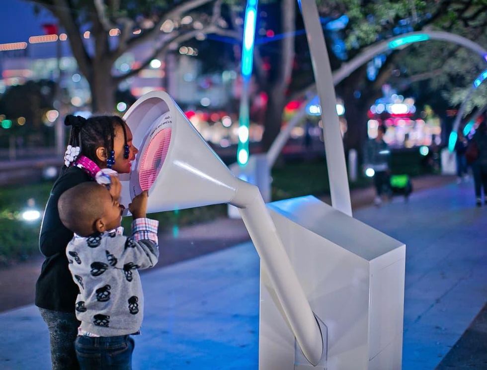 Hello Trees at Discovery Green