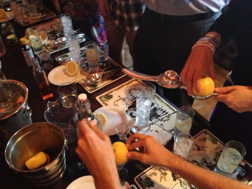 Hendrick's Gin class May 2013