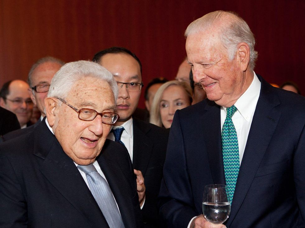 Henry Kissinger, James A. Baker III, March 2013