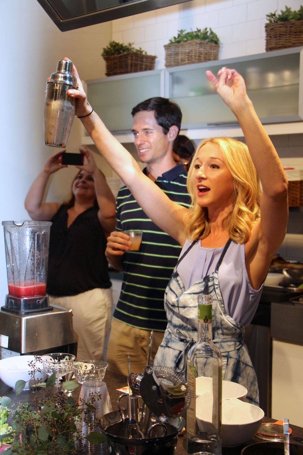 Henry Richardson and Erin O' Leary Stewart at the Define Body & Mind cocktail party July 2014.