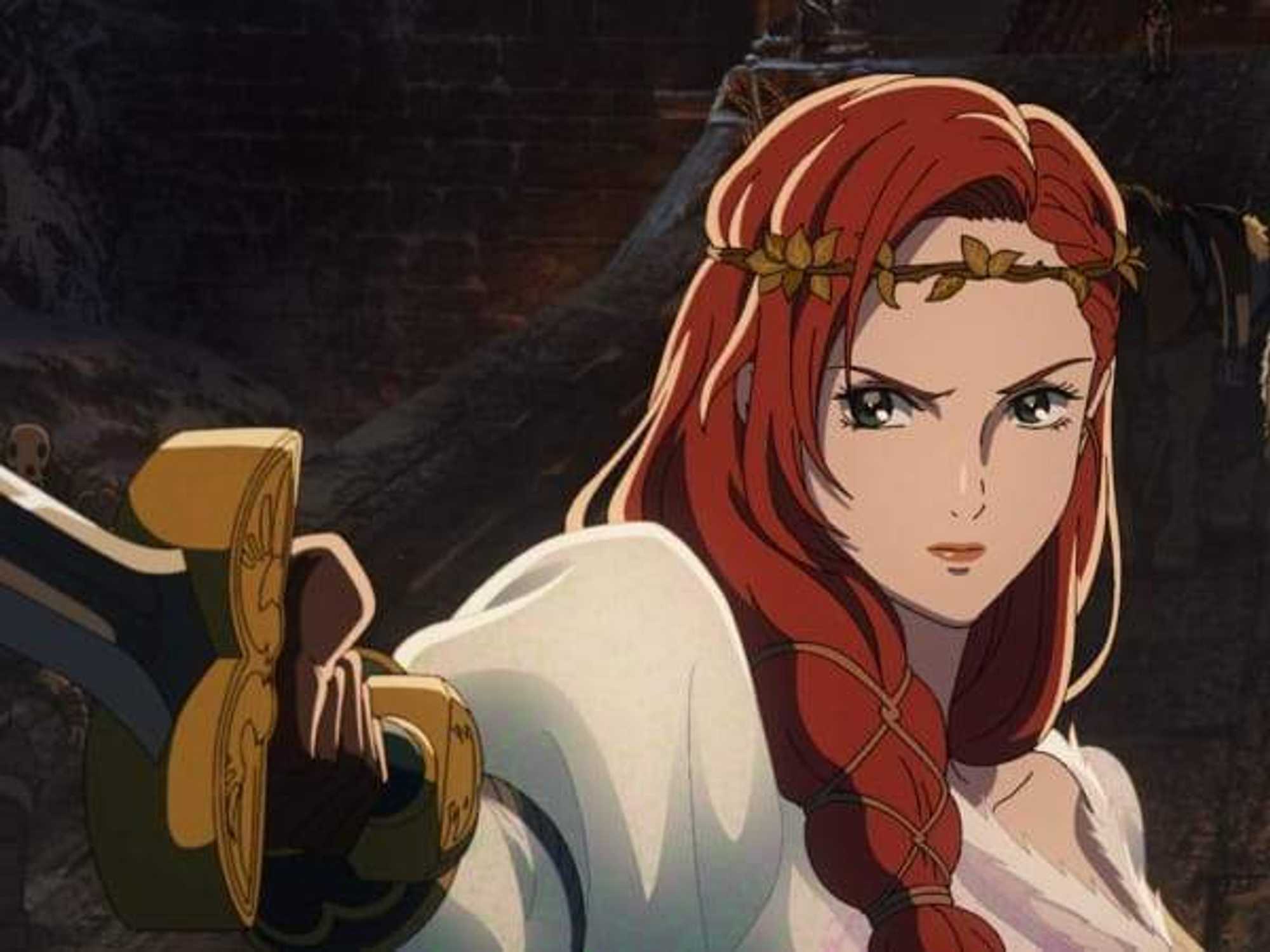 Hèra (Gaia Wise) in The Lord of the Rings: The War of the Rohirrim