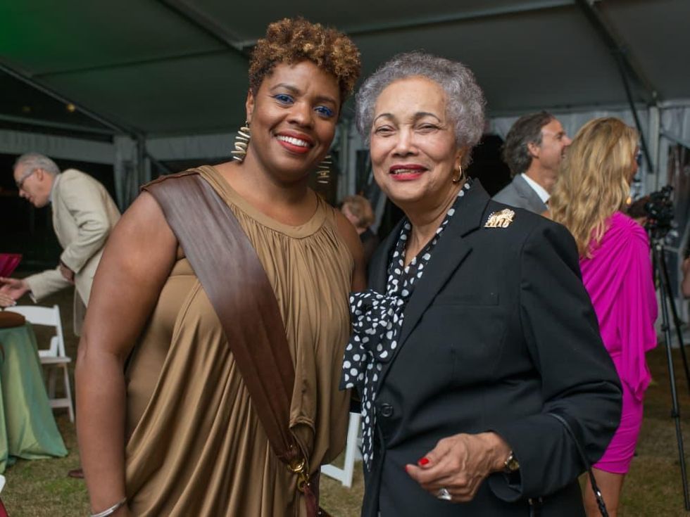 Hermann Park 100th anniversary, March 2016, Kim Davis, Jackie Bostic