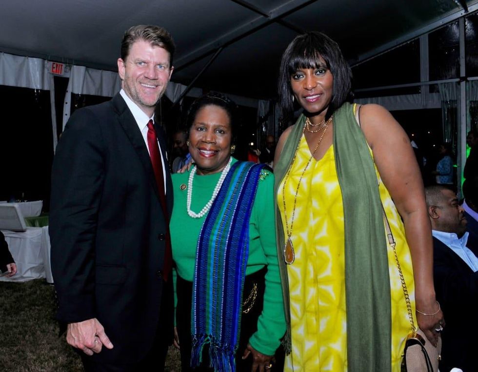 Hermann Park 100th Anny, March 2016, Bill Baldwin, Sheila Jackson Lee, Gail Brown