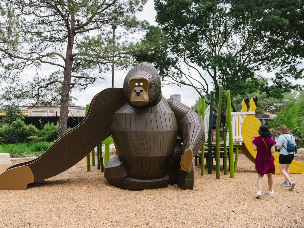 Hermann Park Commons gorilla forest