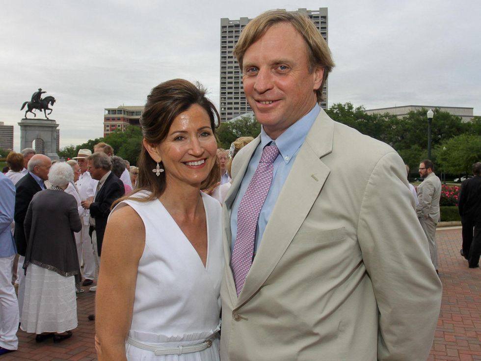 Hermann Park Conservancy Gala April 2013 Cece McCann and Ghent Lummis