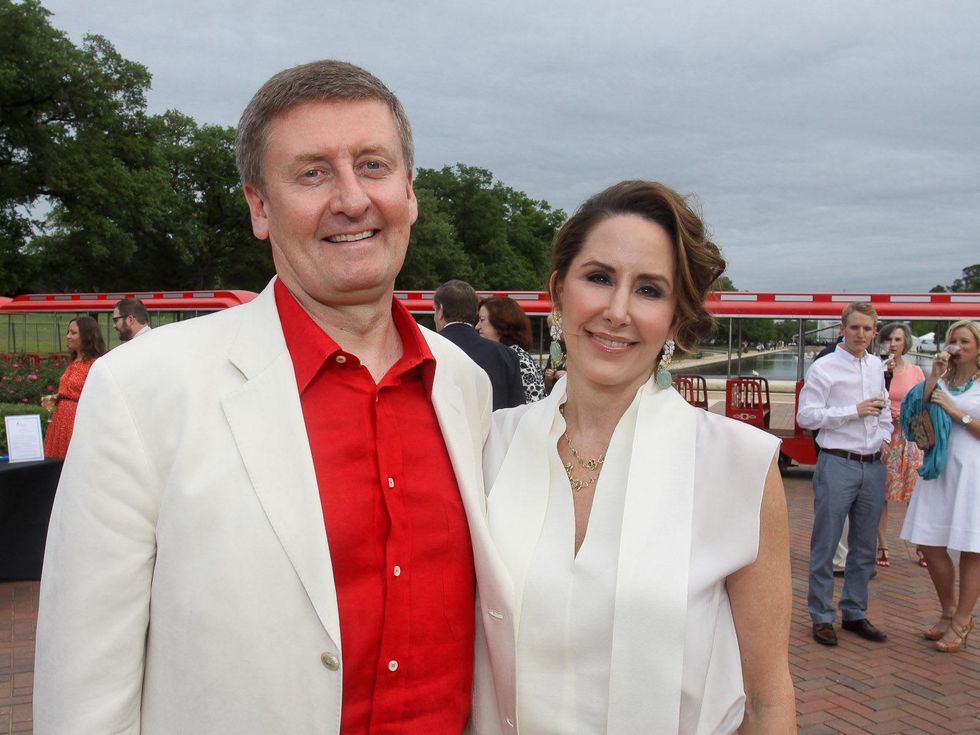 Hermann Park Conservancy Gala April 2013 Tom Glanville, Liz Glanville