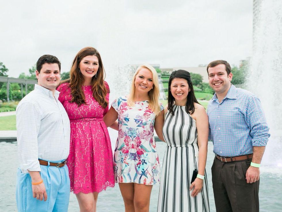 Hermann Park's Urban Green Spring on the Green Chairs Topper Sheehy, Brittany Ringel, Clyn Tower, and Rachel and Daniel Fein