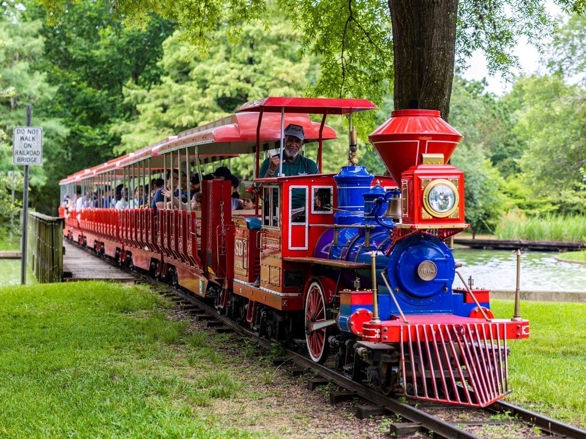 Hermann Park train