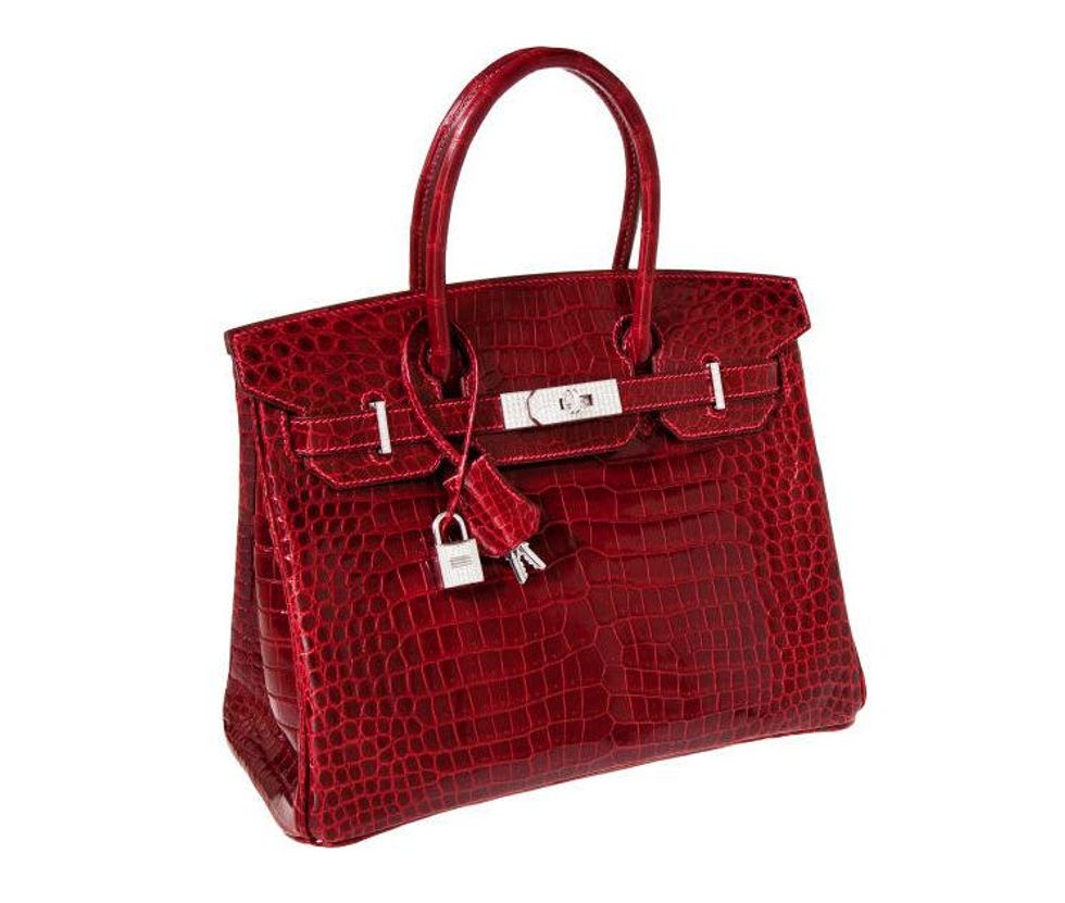 Hermes Geranium Porosus, World's most expensive handbag sells at auction  for $125,000