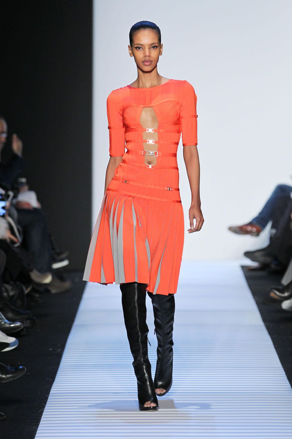 Herve Leger fall 2014 collection, look 11