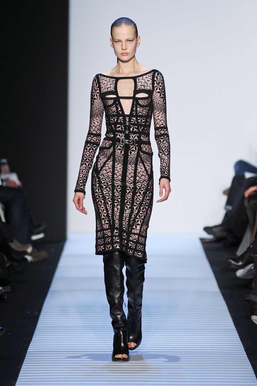 Herve Leger fall 2014 collection, look 3