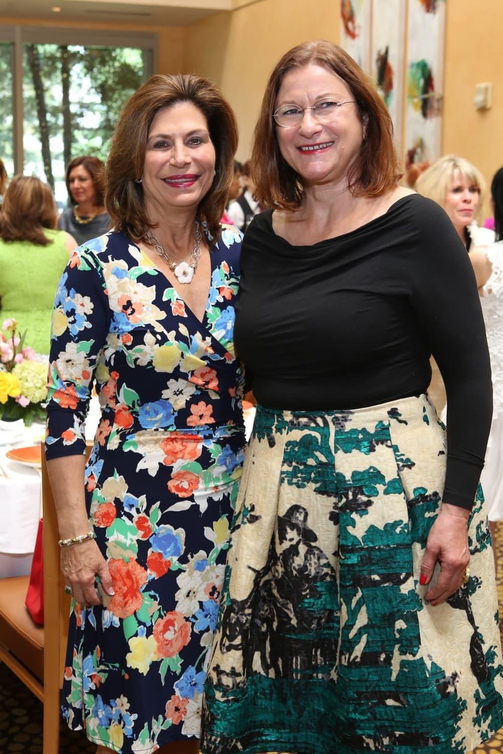 HGO Ball luncheon, March 2016, Cathy Brock, Birgitt van Wijk