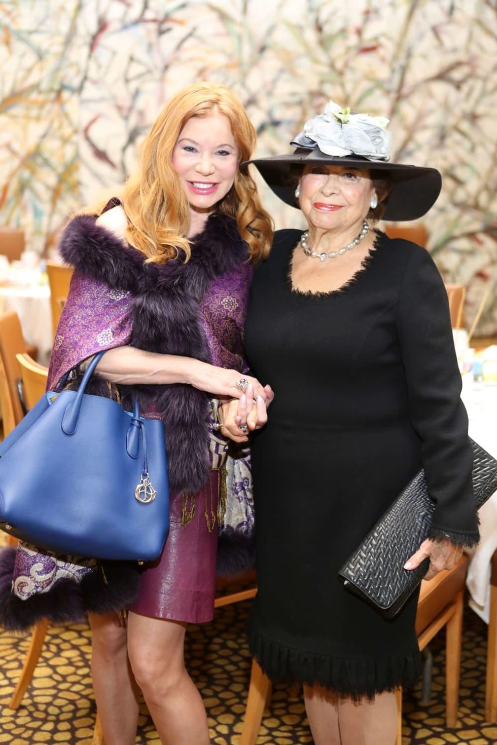 HGO Ball luncheon, March 2016, Cindi Rose, Olga Bush