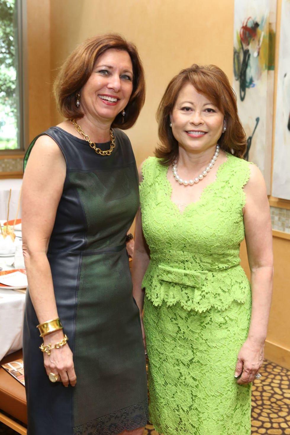 HGO Ball luncheon, March 2016, Joan Marshak, Rini Ziegler