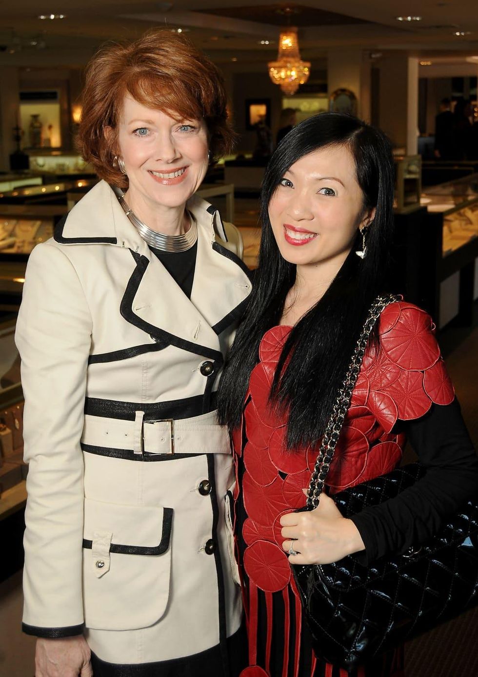 HGO Ladies Lunch April Lykos and Connie Kwan-Wong