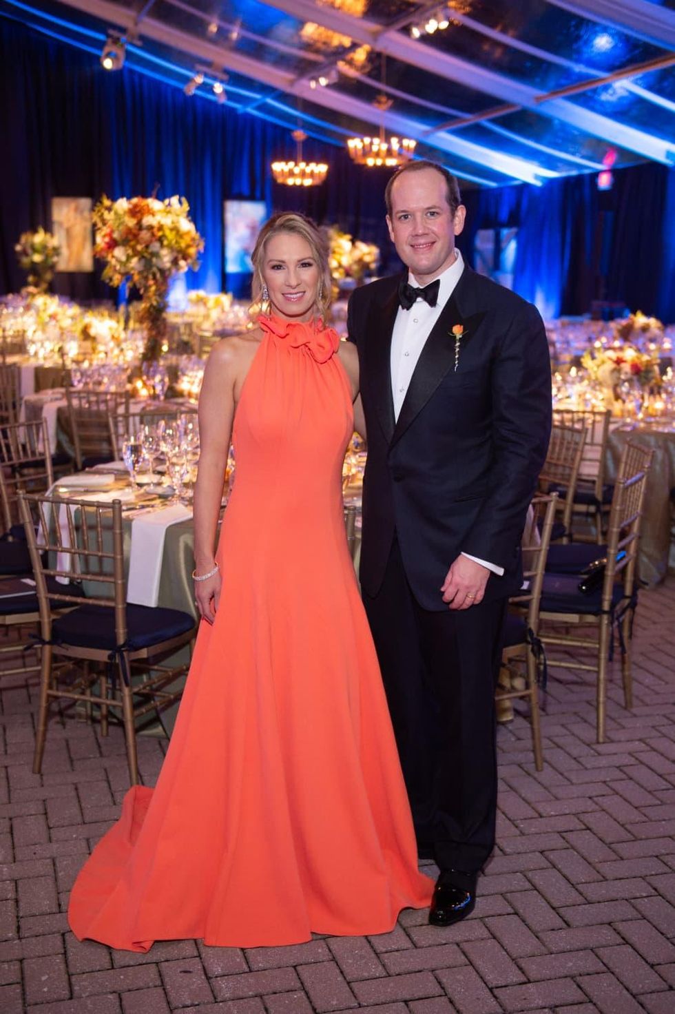 HGO Opening Night Rigoletto 2019 event chairs Dr Rachel and Warren Ellsworth IV