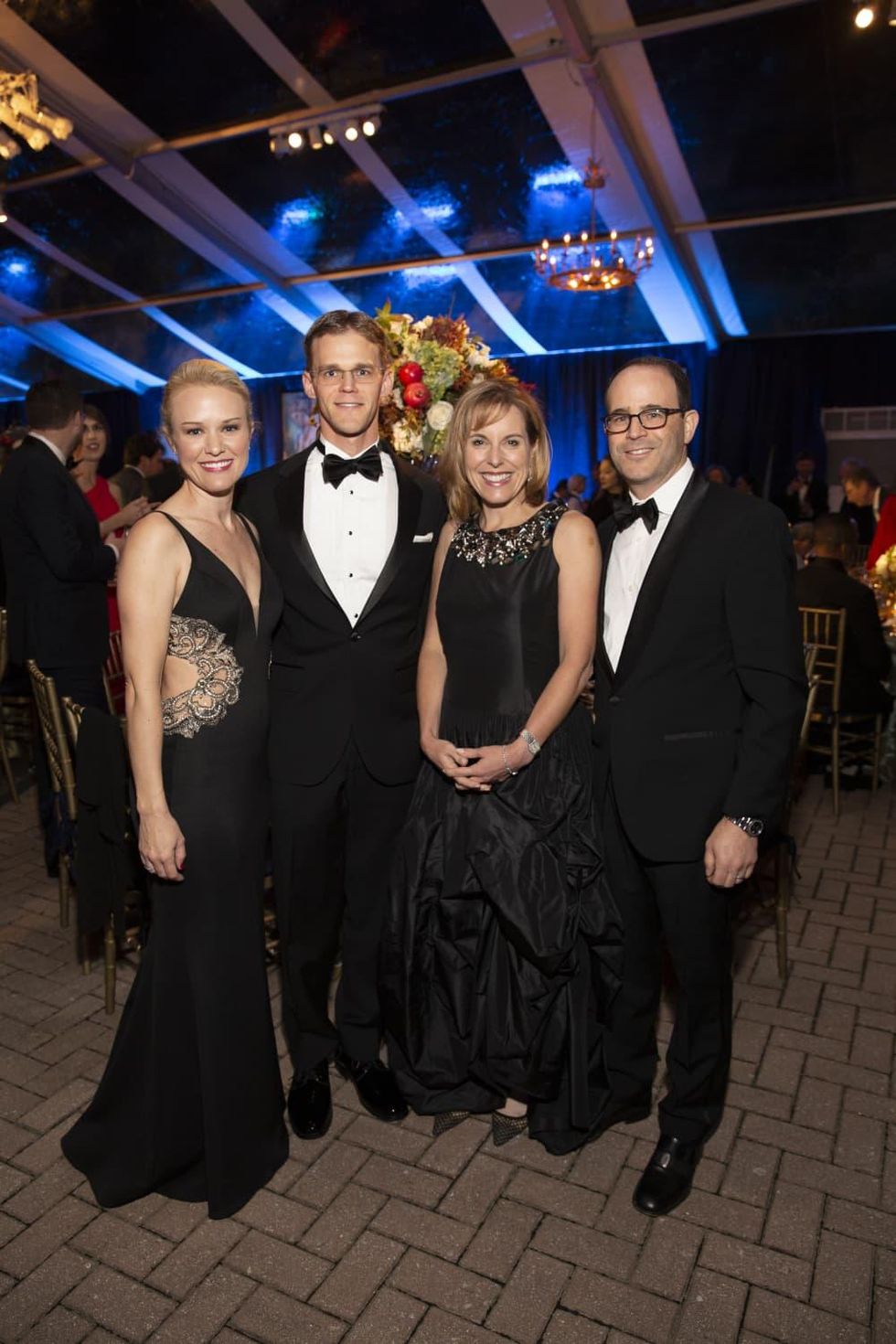 HGO Opening Night Rigoletto 2019 Jacqueline and Dr. Rodger Brown, Debbie and Dr. Steve Sukin of Houston Methodist
