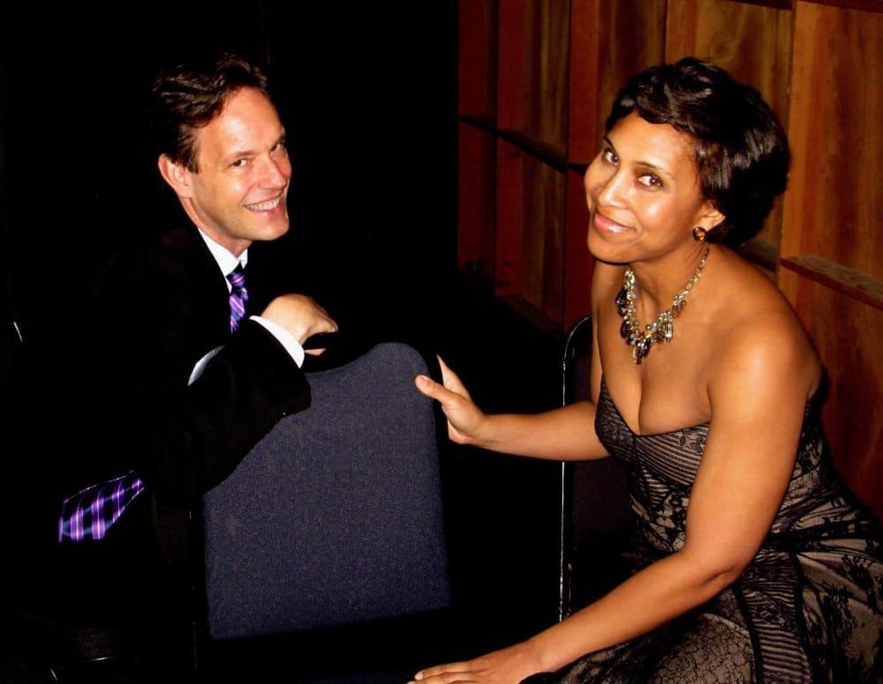 HGO's It's a Wonderful Life, Composer Jake Heggie and Clara (Talise Trevign)