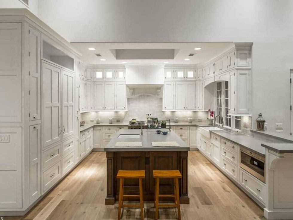 Hidden fridge and microwave drawer